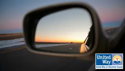 car rear view mirror