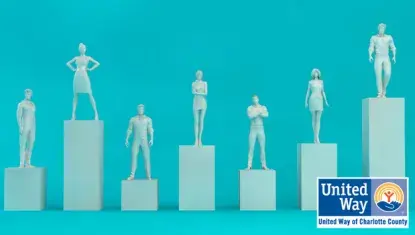 statues of male and female figures